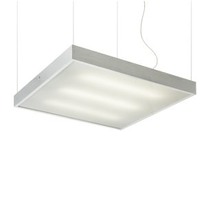 STRUCTURAL 55x55 függõlámpa szálcsiszolt alumínium 230V 2G11 3x36W
