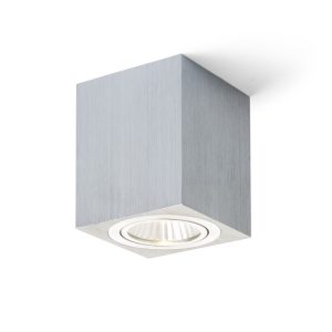 MAYO SQ mennyezeti billenthetõ  szálcsiszolt alumínium 230V/700mA LED 9W 36°  2700K
