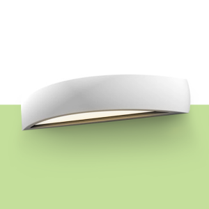 CRESCENT L fali lámpa  gipsz 230V LED E14 2x6W