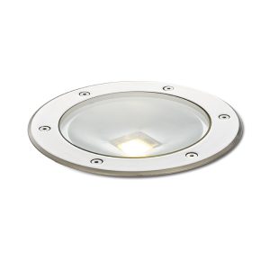 TERRA süllyesztett lámpa rozsdamentes acél 230V LED 20W 120° IP65 3000K