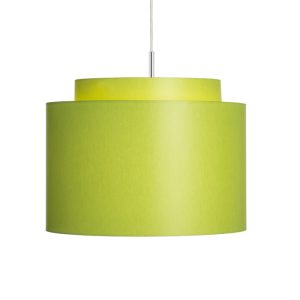 DOUBLE 40/30 lámpabúra  Chintz lime/fehér PVC  max. 23W
