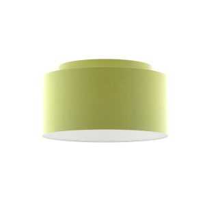 DOUBLE 55/30 lámpabúra  Chintz lime/fehér PVC  max. 23W