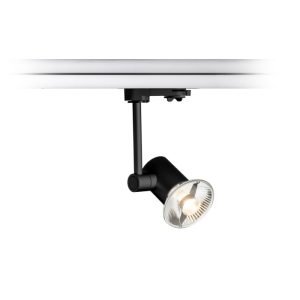 FAX háromáramkörös sínre fekete 230V LED GU10 12W