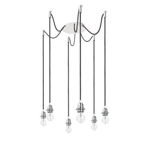 KOMBIX 6 függesztõ készlet FEHA+FEKK+KF   230V LED E27 6x15W