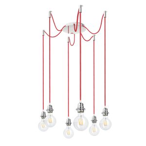 KOMBIX 6 függesztõ készlet KA+PK+KF   230V LED E27 6x15W