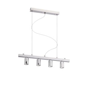 RALLONG IV függeszték alap  króm 230V LED E27 4x15W