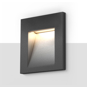 TESS SQ süllyesztett lámpa antracitszürke 230V LED 3W IP54 3000K