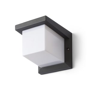 HIDE SQ fali lámpa antracit  230V LED E27 15W IP44
