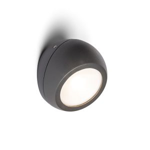 SIV felületre szerelhetõ antracitszürke 230V LED 6W 120° IP54 3000K