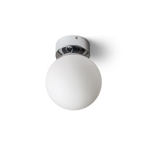 BOLLY 17 mennyezeti lámpa opálüveg/króm 230V LED E27 11W IP44
