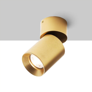 DARIO mennyezeti lámpa  szálcsiszolt sárgaréz 230V LED GU10 9W