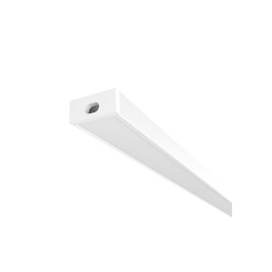 LED PROFILE G felületre szerelhetõ 1m fehér matt akrilát/alumínium