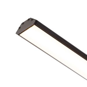 LED PROFILE J felületre szerelhetõ 1m fekete matt akrilát/alumínium