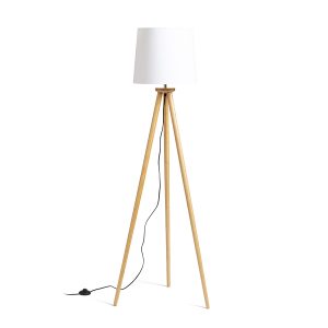 BASCO állólámpa talapzat  bambusz 230V LED E27 15W