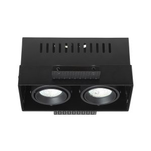 ELECTRA II GU10 frameless fekete 230V LED GU10 8W