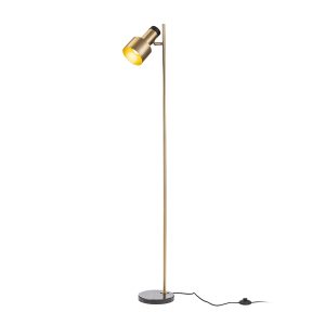 DIVINA állólámpa sárgaréz/dekoratív fekete márvány 230V E27 5W