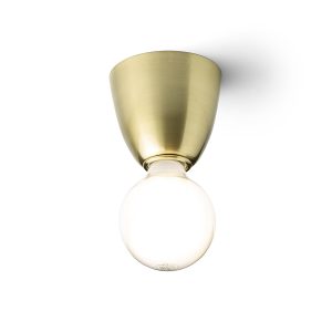 REACH mennyezeti lámpa szálcsiszolt sárgaréz 230V LED E27 11W