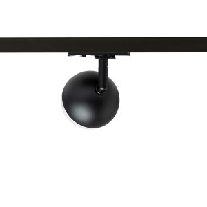 LYRA egyáramkörös sínre fekete opálakril 230V LED 5W 3000K