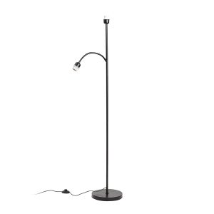 PAMPA állólámpa talapzat fekete 230V LED E27 11+7W