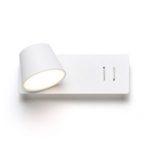 AMADEUS fali lámpa beépített háttérvilágítással fehér  230V LED 4+6W  3000K