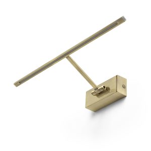 FRESCO 45 fali lámpa antikolt sárgaréz 230V LED 8W 3000K