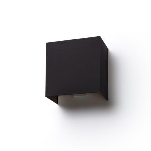 LOPE W 25/14 fali lámpa  Polycotton fekete/fehér PVC 230V LED E27 15W