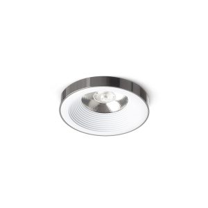 SHARM PLUS süllyesztett lámpa fehér fekete króm 230V LED 10W 24° 3000K