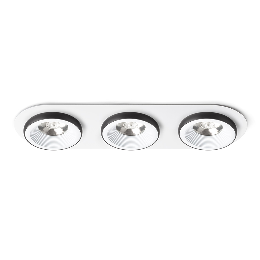 SHARM R III süllyesztett lámpa fehér/fekete 230V LED 3x10W 24° 3000K