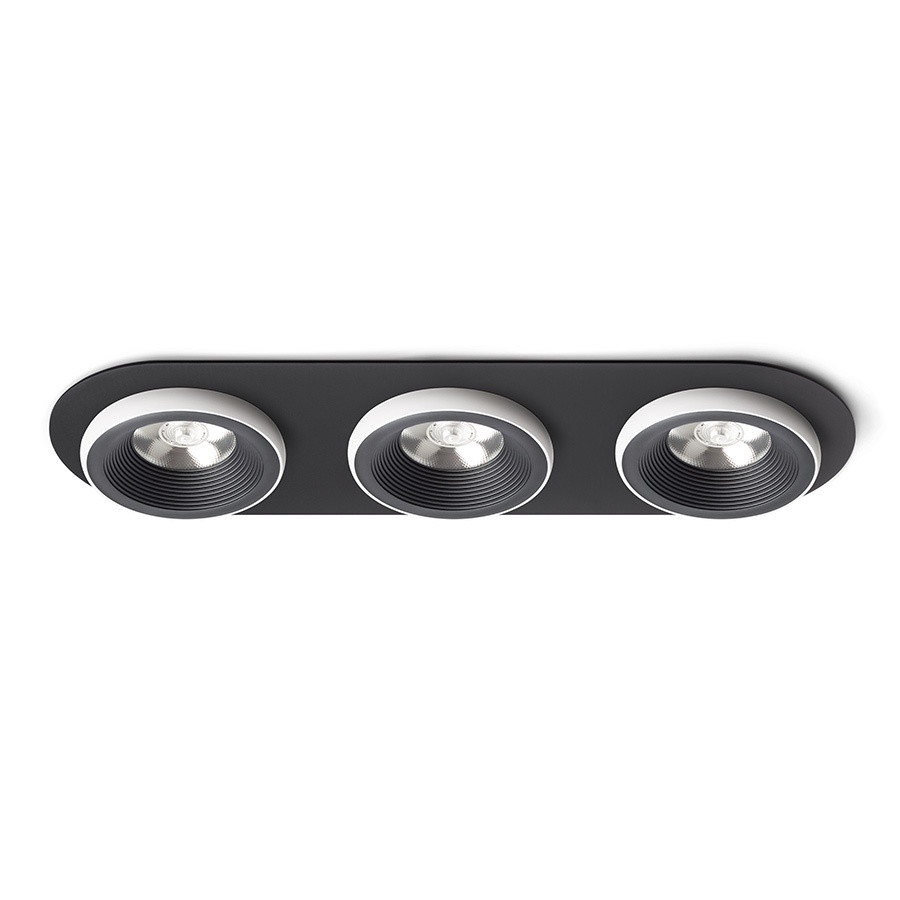 SHARM R III süllyesztett lámpa fekete/fehér 230V LED 3x10W 24° 3000K