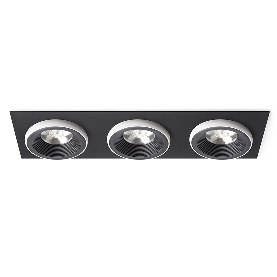 SHARM SQ III süllyesztett lámpa fekete/fehér 230V LED 3x10W 24° 3000K