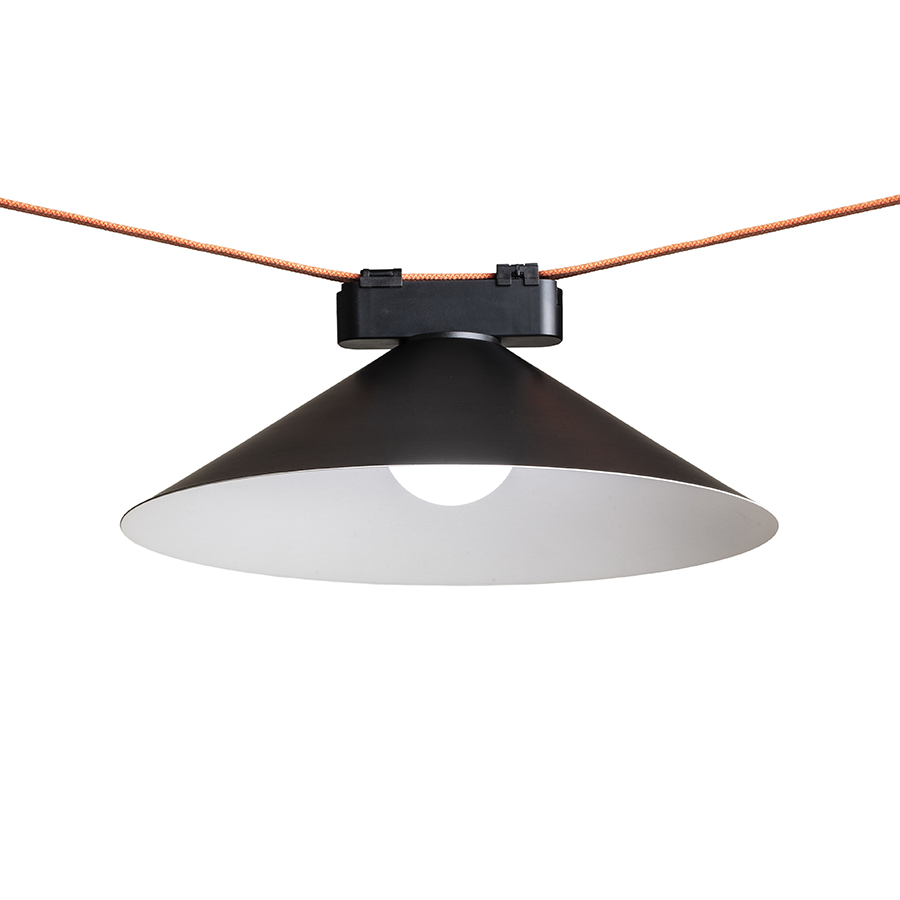 FLAN 33 függõlámpa fekete/fehér  24V=   LED 10W  3000K 4000K 5700K