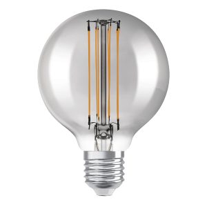 LEDRA OSRAM Globe 80 DIMM füstös 230V E27 LED EQ42 1800K