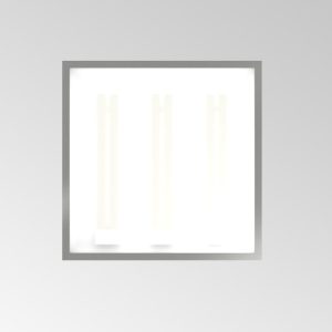 LEDRA STRUCTURAL 55x55 függőlámpa szálcsiszolt alumínium 230V 2G11 3x36W