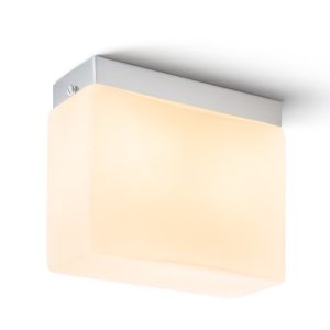 LEDRA ARANA SQ felületre szerelhető matt nikkel 230V LED E14 2x6W