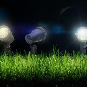 LEDRA GARY LED leszúrható szürke 230V LED 10W 45° IP65 3000K