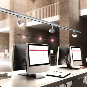 LEDRA PIXIE háromáramkörös sínre ezüstszürke króm 230V LED GX53 7W