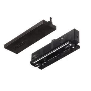 LEDRA EUTRAC átvezető tápcsatlakozó háromáramkörös sínre fekete 230V