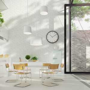 LEDRA ASPRO 40/30 lámpabúra Polycotton fehér/fehér PVC max. 23W