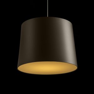 LEDRA ASPRO 40/30 lámpabúra Monaco galambszürke/ezüst PVC max. 23W