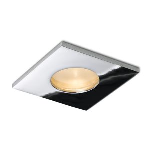 LEDRA SPLASH SQ süllyesztett lámpa króm 230V LED GU10 8W IP65
