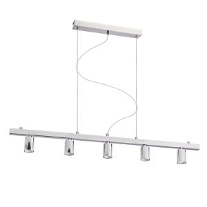 LEDRA RALLONG V függeszték alap króm 230V LED E27 5x15W