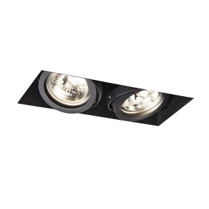 LEDRA ELECTRA II fekete 12V LED G53 2x15W