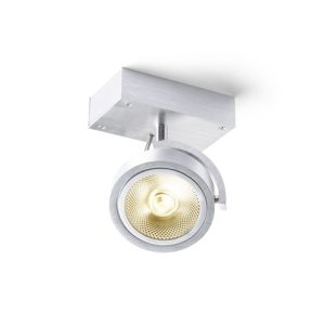 LEDRA KELLY I fali lámpa szálcsiszolt alumínium 230V LED G53 15W