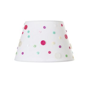 LEDRA DELISA 25/16 lámpaernyő fehér gombok max. 28W