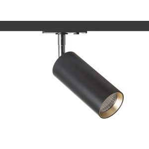 LEDRA MAVRO DIMM egyáramkörös sínre fekete/aranysárga 230V LED 12W 38° 3000K