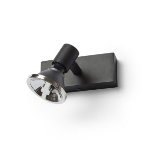 LEDRA TRICA I fali lámpa fekete 230V GU10 25W