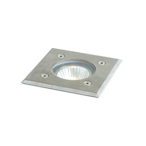 LEDRA ORBU SQ 10 süllyesztett lámpa rozsdamentes acél 230V LED GU10 15W IP67