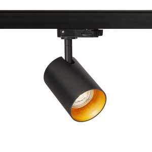 LEDRA CONNOR háromáramkörös sínre fekete/aranysárga 230V LED GU10 10W