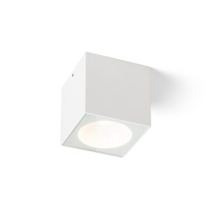 LEDRA SENZA SQ mennyezeti lámpa fehér átlátszó üveg 230V LED 6W IP65 3000K