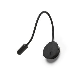 LEDRA VALE fali lámpa fekete 230V LED 3W 30° 3000K